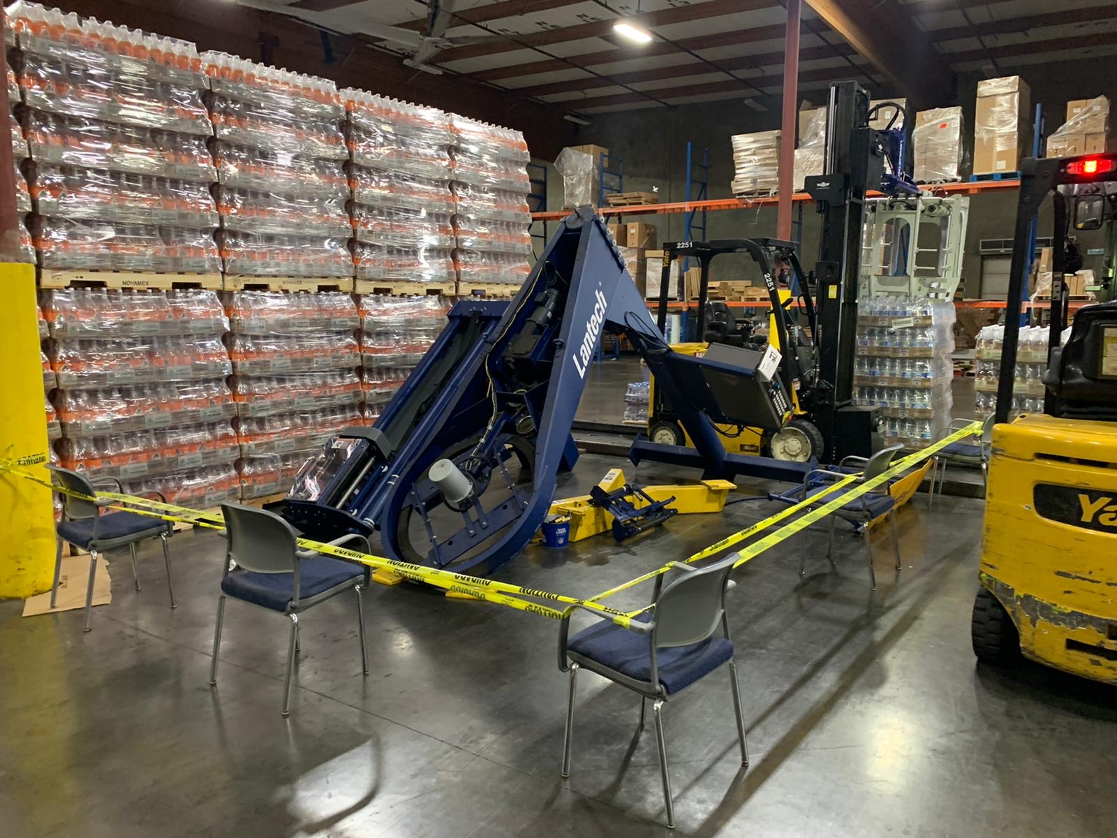 Stretch wrapper repair and ongoing equipment care — project photo