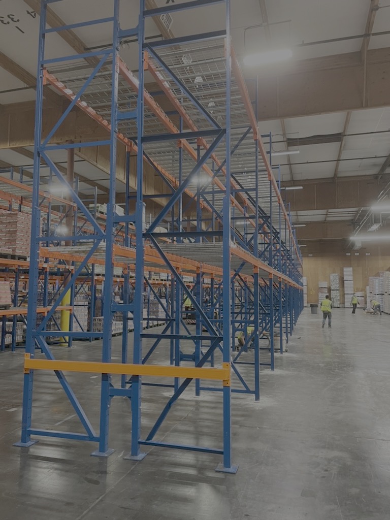 Pallet rack installation with ongoing maintenance — project photo