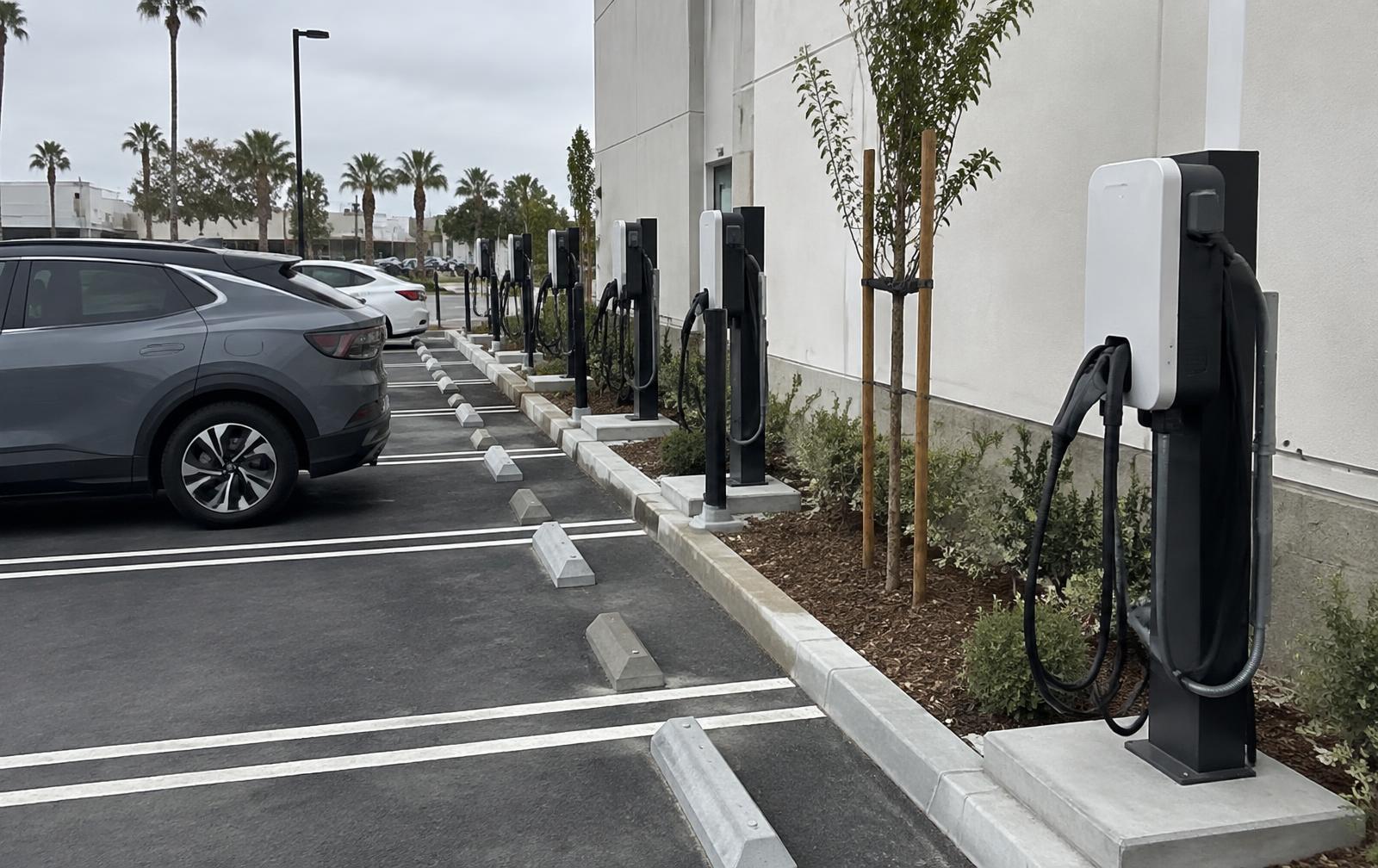 EV charging station installation — three sites, Sylmar, Carson & Los Angeles, CA